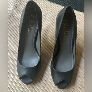 Cole Haan Nike Air Women's Black Peep Toe Heels size 7